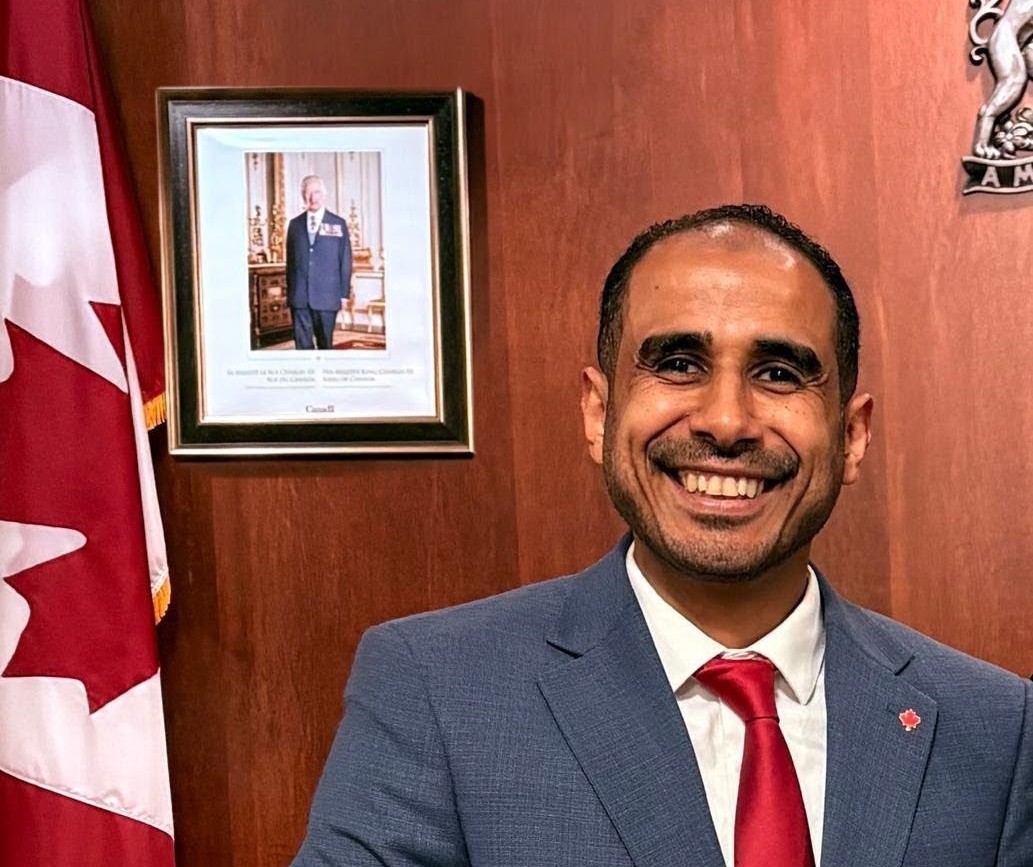 Mohamed Askalany in a Canadian civic setting